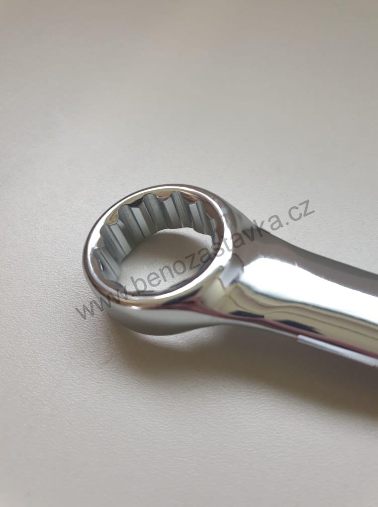 Očkoplochý klíč DIN 3113/leštěný - 19mm - FERVI