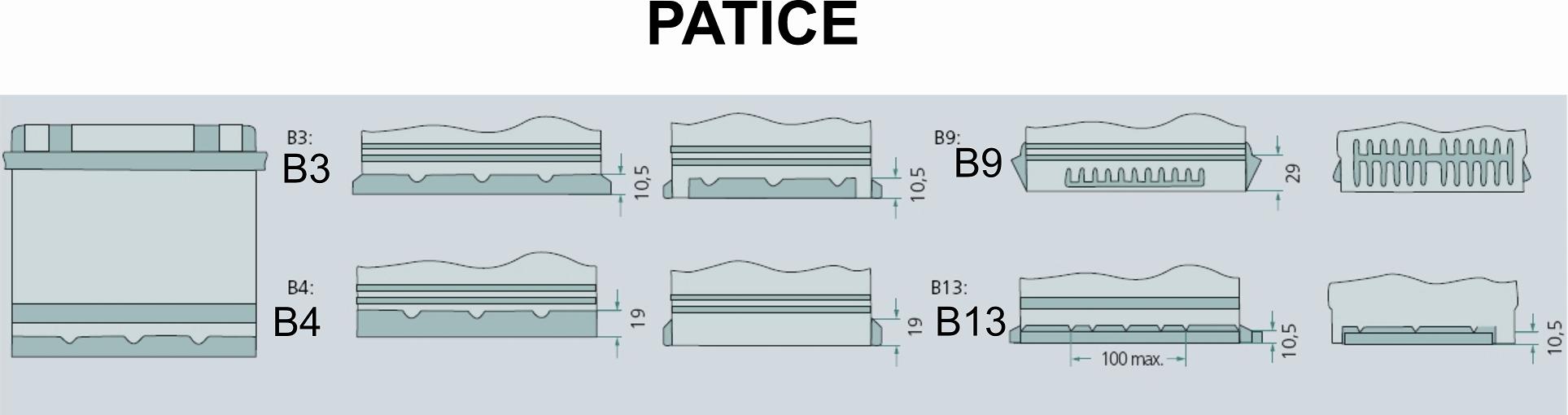 Autobaterie trakční 12V 75/60Ah - 278x175x190