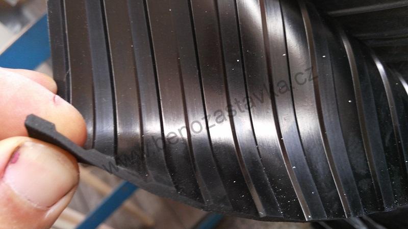 Podlahová rohož do kabiny - guma - SBR - metráž