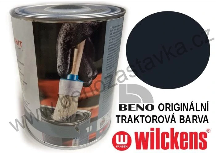 Originál barva - RAL 7021 černošedý - barevný lak - 1L