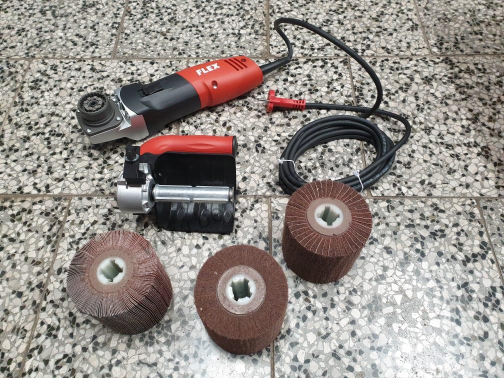 BSE 14-3 100 Saténovací bruska TRINOXFLEX + 3x brousící válec