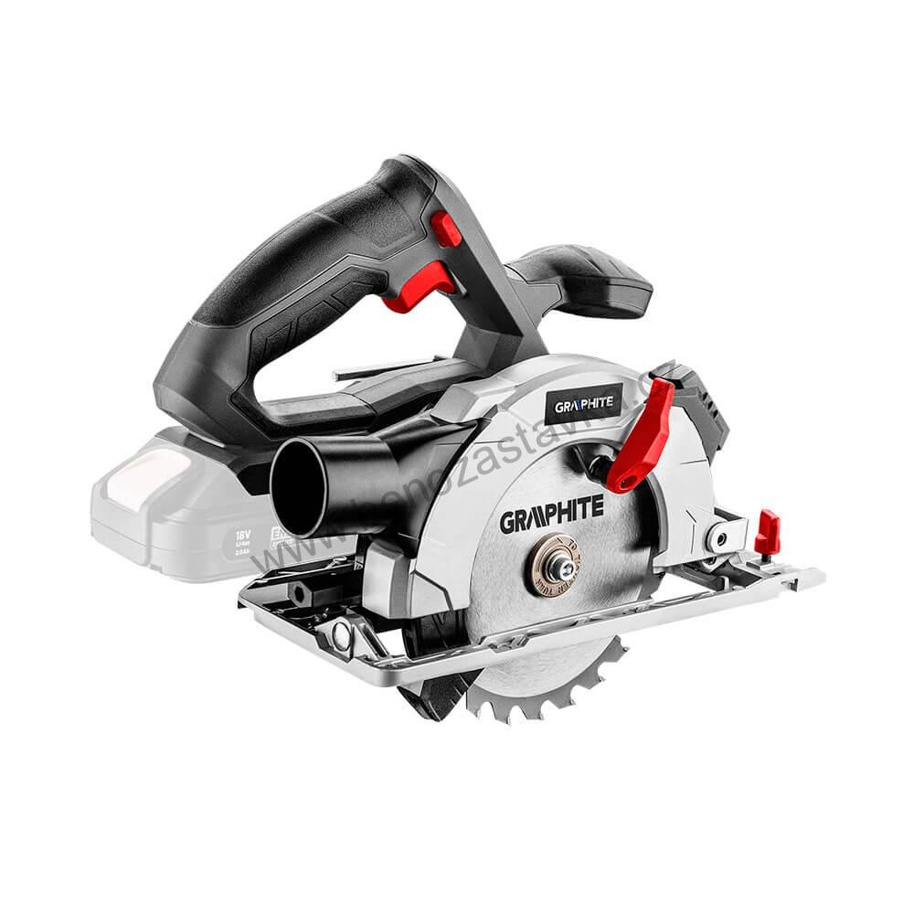 GRAPHITE Akumulátorová kotoučová pila 18V, Li-Ion, kotouč 150mm