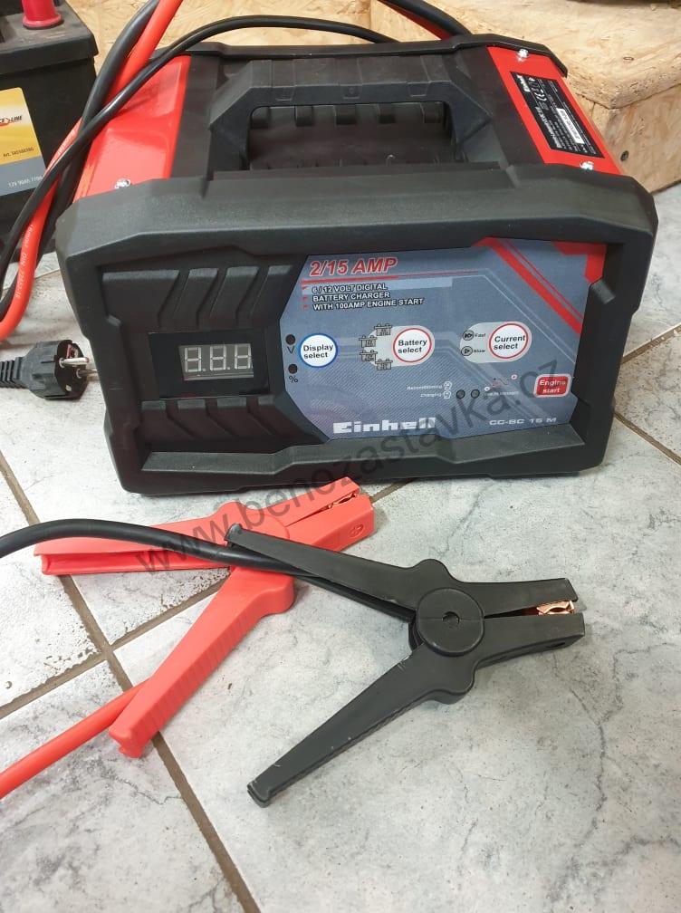 Nabíječka baterií CC-BC 15 M 6/12V - EINHELL