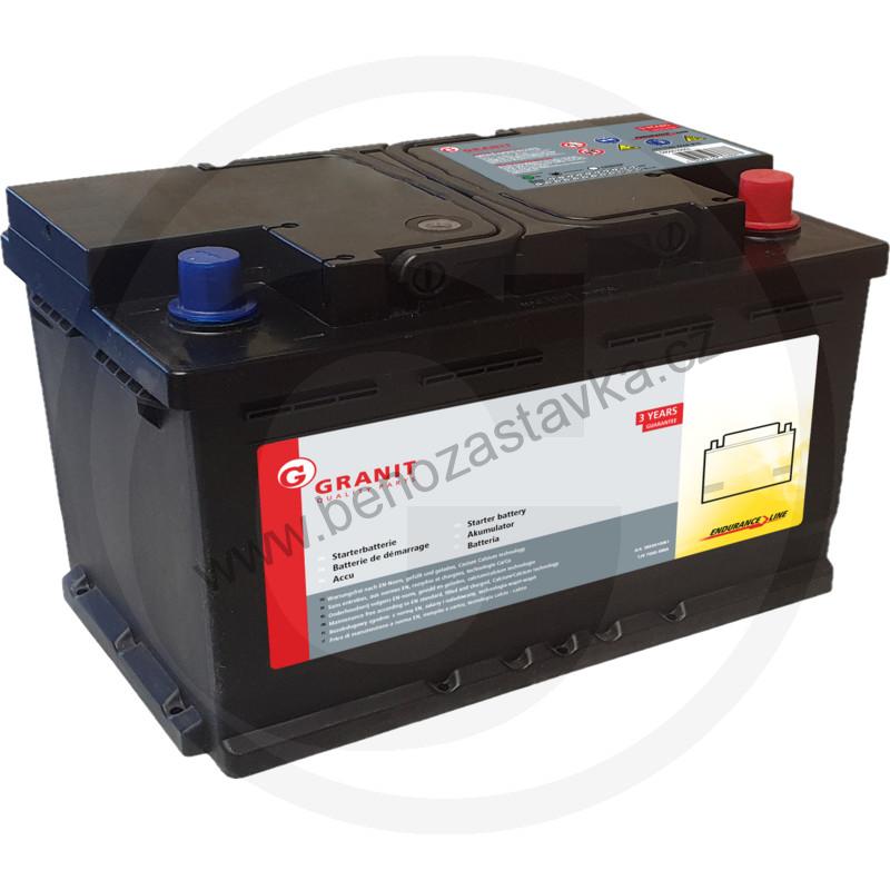 Autobaterie EFB 12V 70Ah 650A - 277x175x190