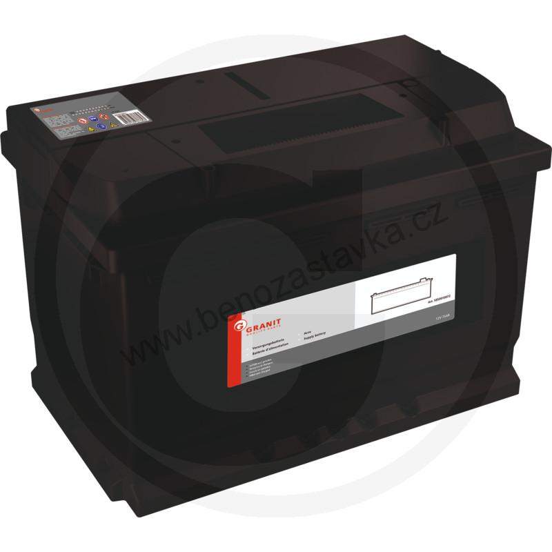 Autobaterie trakční 12V 75/60Ah - 278x175x190