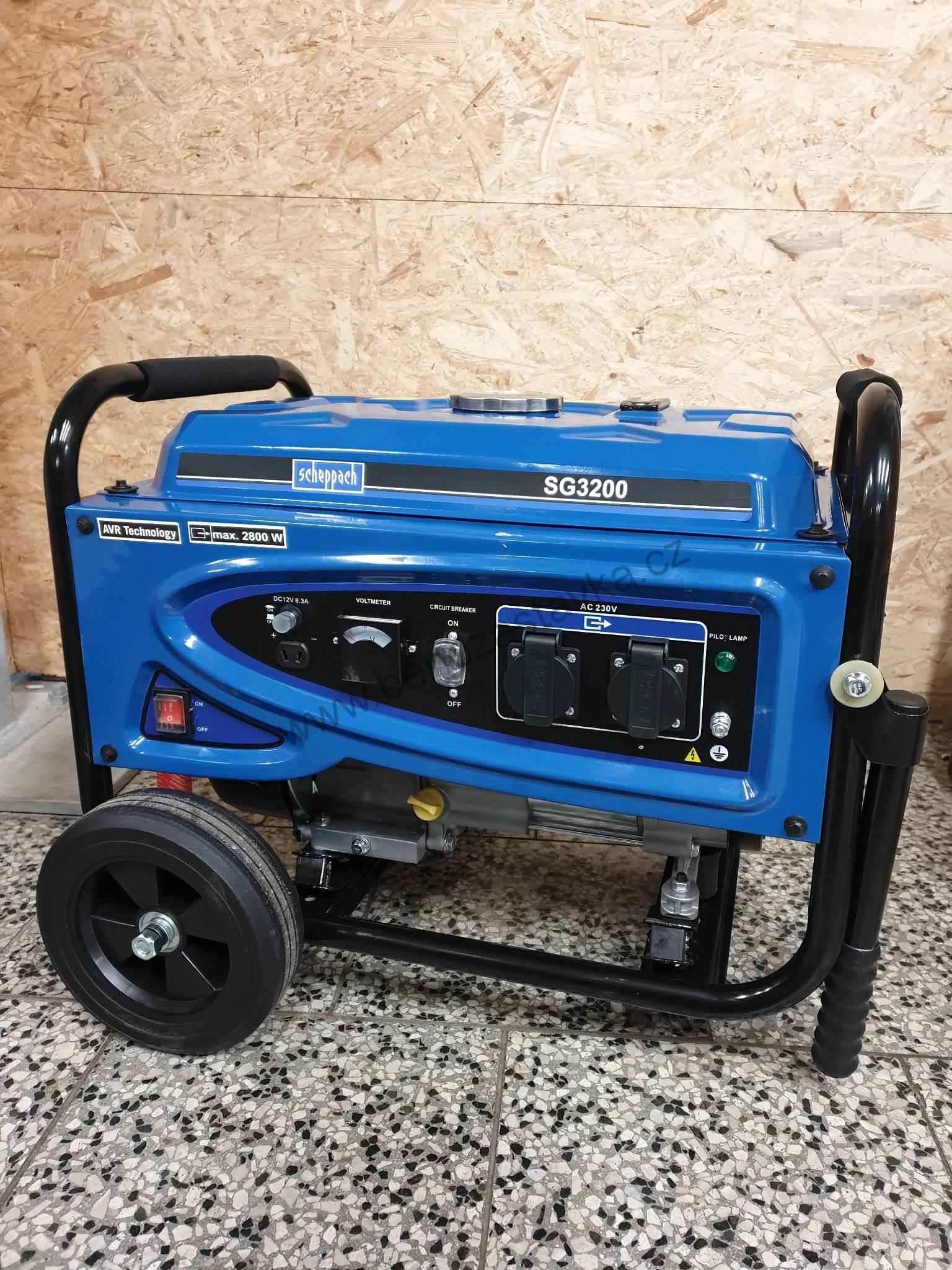 Elektrocentrála rámová SG 3200 2800W s regulací AVR