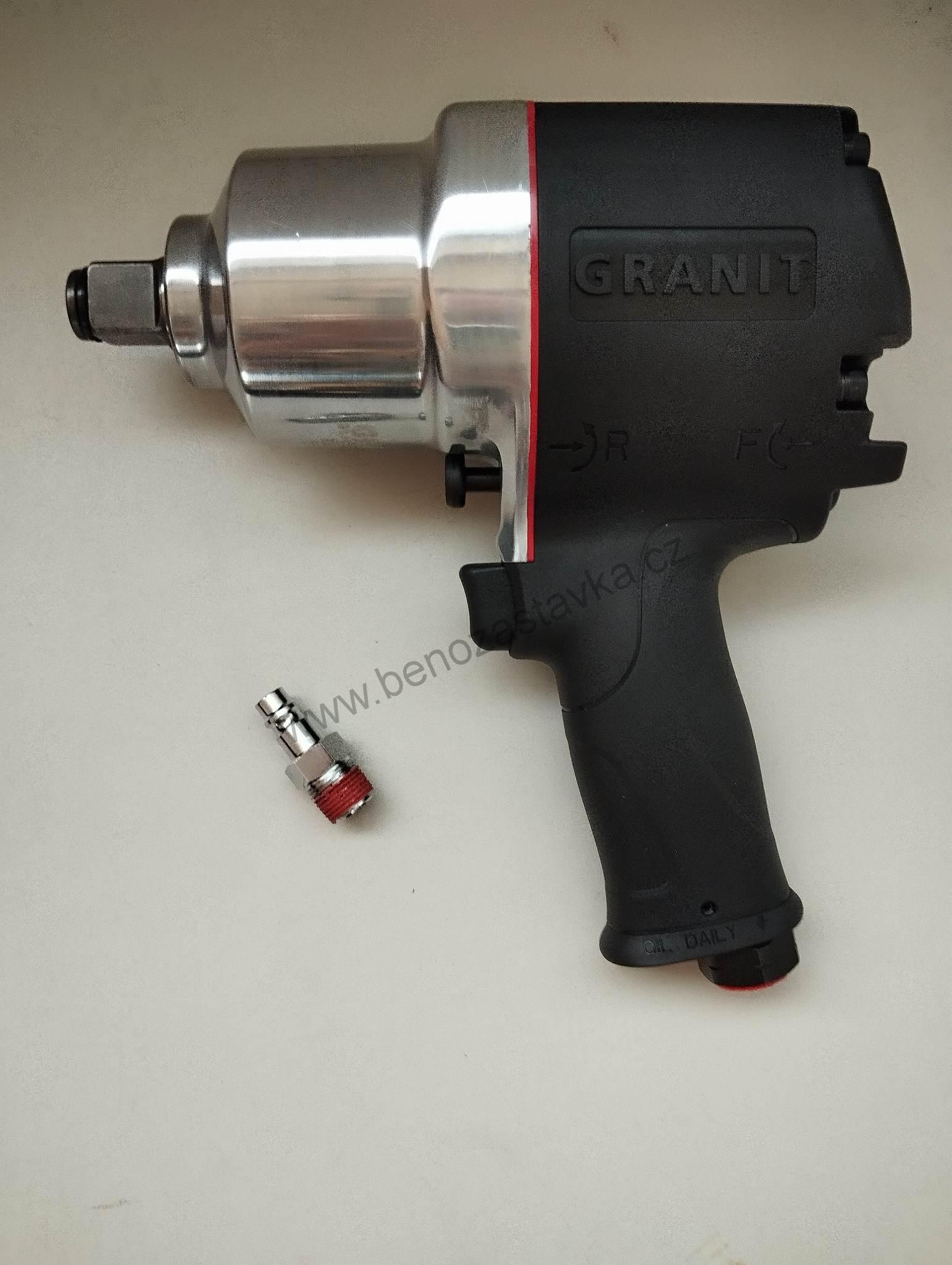 Pneumatický rázový utahovák 3/4" 1690Nm GRANIT BLACK EDITION
