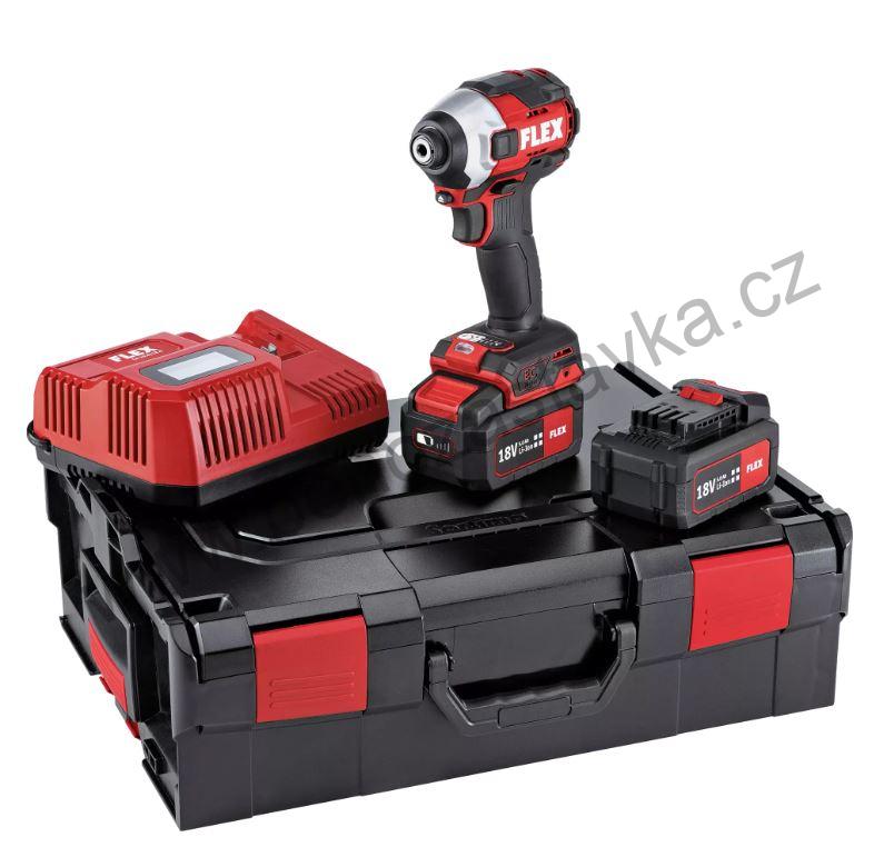 SET Aku-rázový utahovák ID 1/4" 18.0-EC HD/5.0 - FLEX
