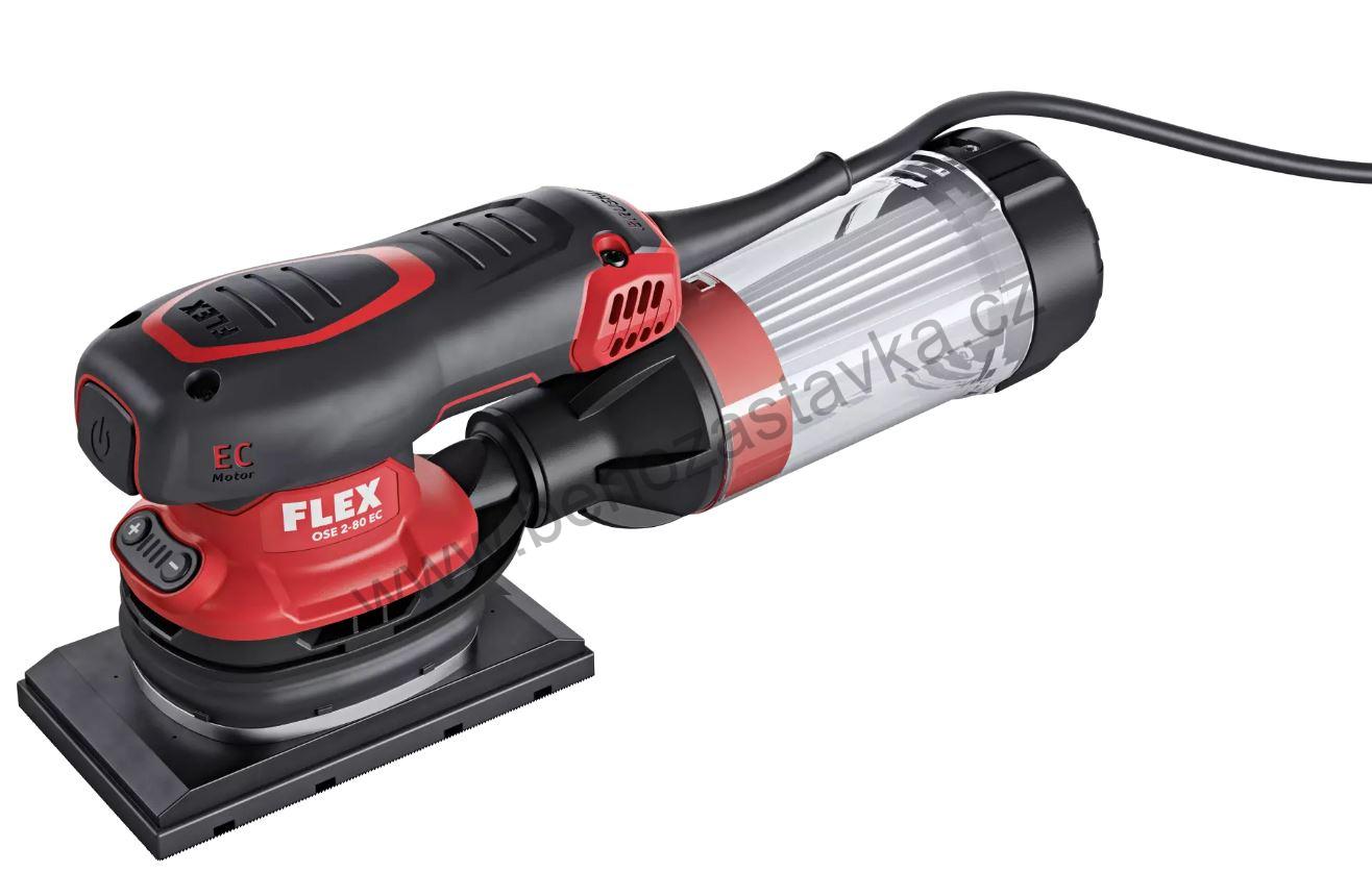 Kompaktní vibrační bruska s regulací otáček OSE 2-80 EC - FLEX