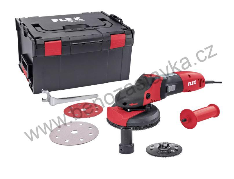 SUPRAFLEX SE 14-2 125 Set, speciální bruska na lakované povrchy, dřevo, kámen a kov + Paint-Set Ø 125 mm - FLEX