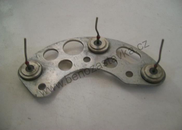 Držák diod - sestavený - Zetor