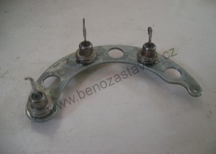 Držák diod - sestavený - Zetor