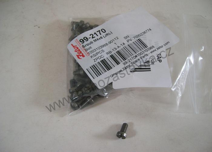 Šroub M4x8 - Zetor 992170