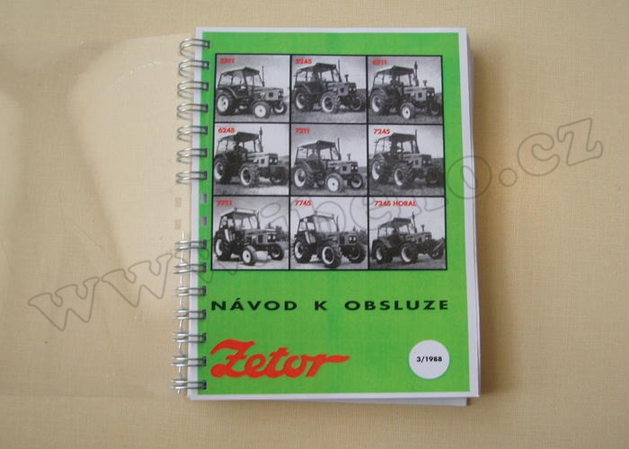 Návod k obsluze Zetor 5211 5245 6211 6245 7211 7245 7711 7745