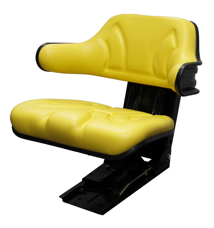 Sedadlo mechanicky odpružené - opěrky- PVC - žlutá