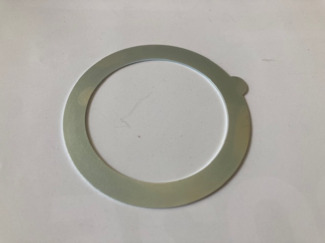 Pojistný plech přítažné matice brzdového bubnu - Zetor Super 50 