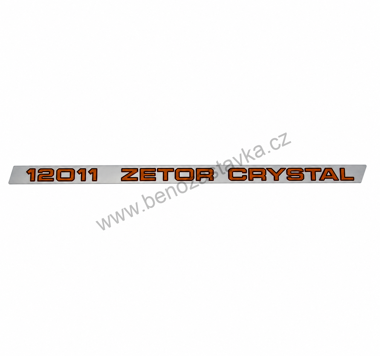 Nápis boční pravý Zetor Crystal 12011, MATNÝ - Zetor URII