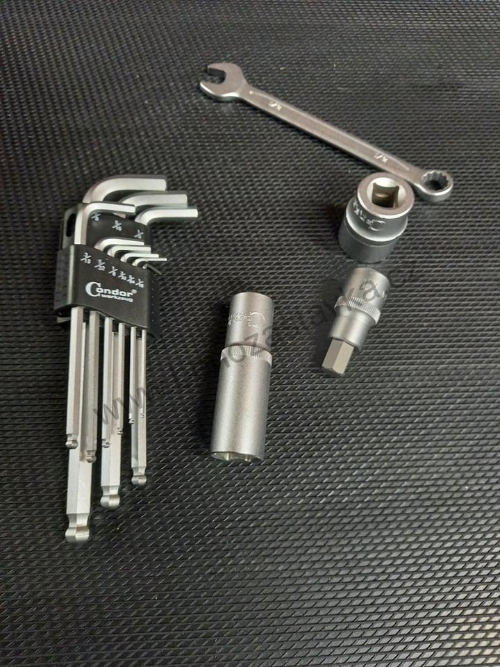 Modu 2/3l - sada palcových hlavic a klíčů - 1/4+3/8+1/2", 81 kusů - CONDOR