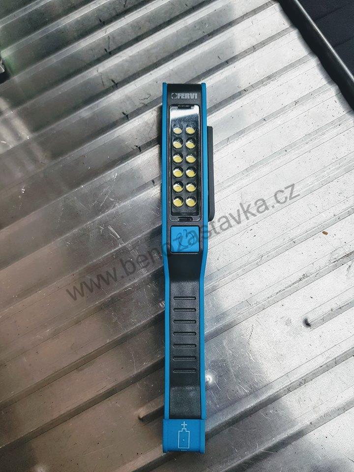 FERVI Ruční svítilna 12+1 LED