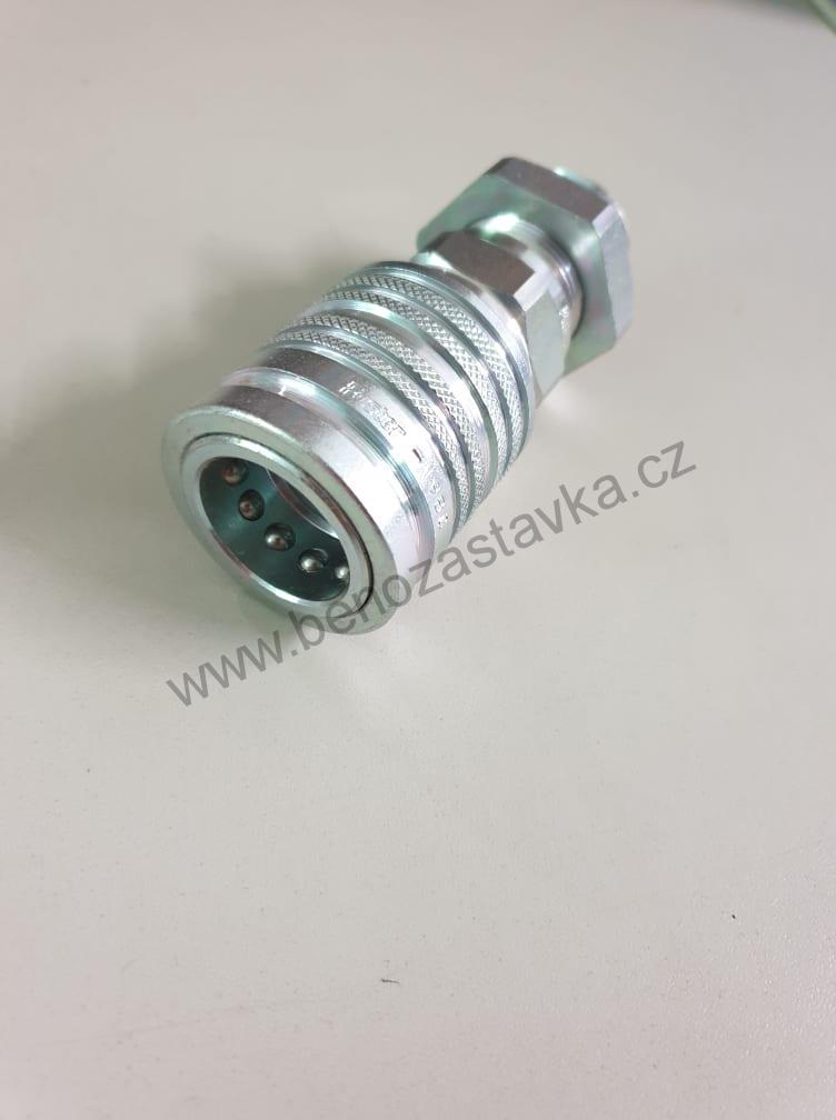 Hydraulická rychlospojka dlouhý krk M26x1,5 samice KMS18L3 DN12-GB3