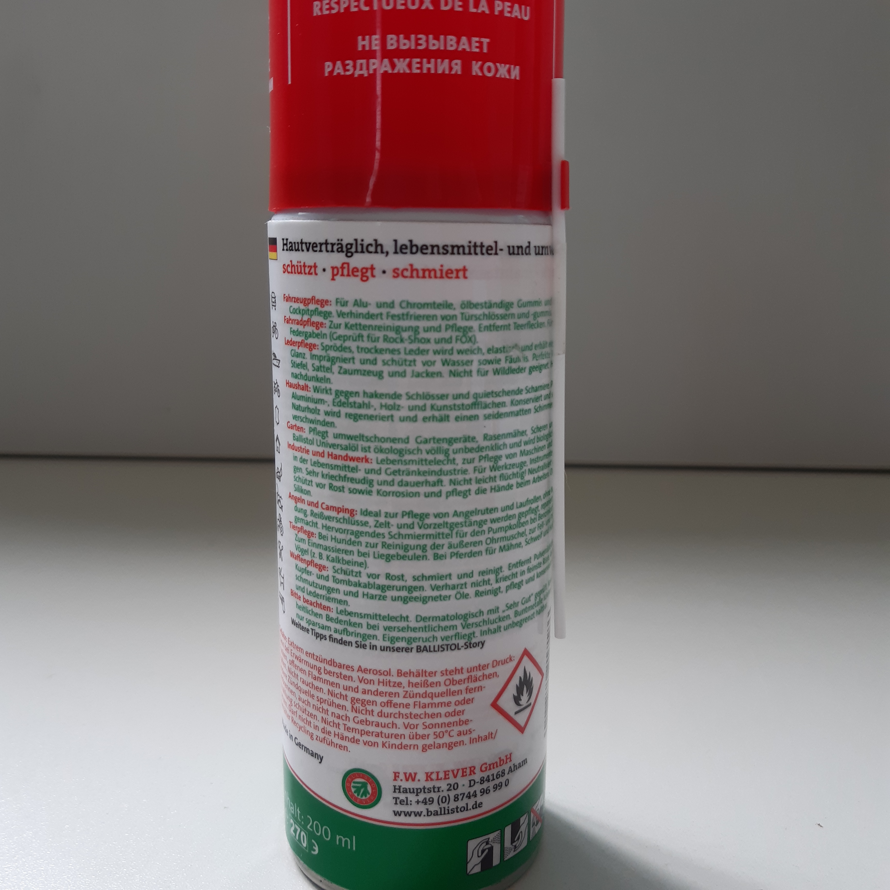 200ML - Univerzální olej ve spreji - BALLISTOL