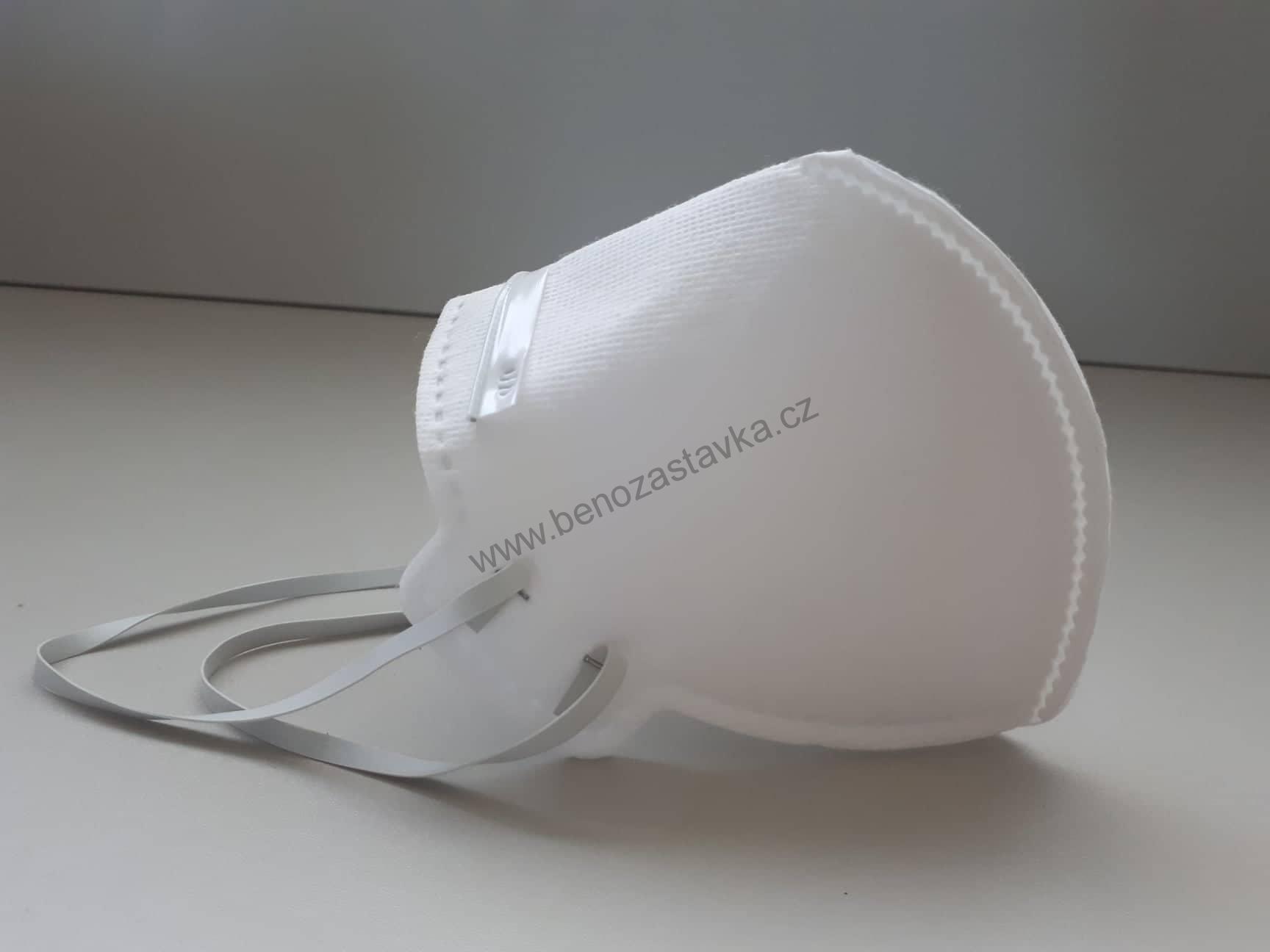 Skládaný respirátor FFP2 - bez ventilku