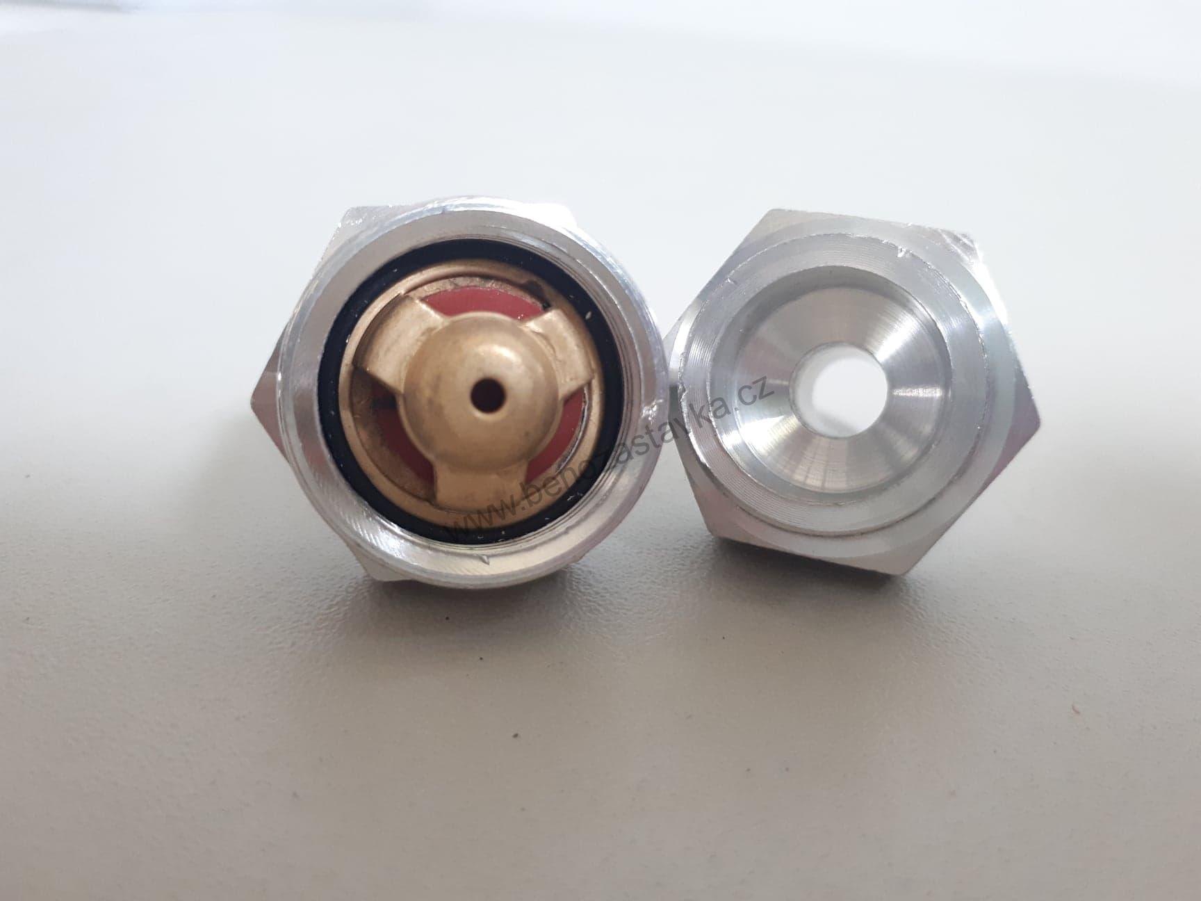 Zpětný palivový ventil - 12x12mm - 12/70/24 mm
