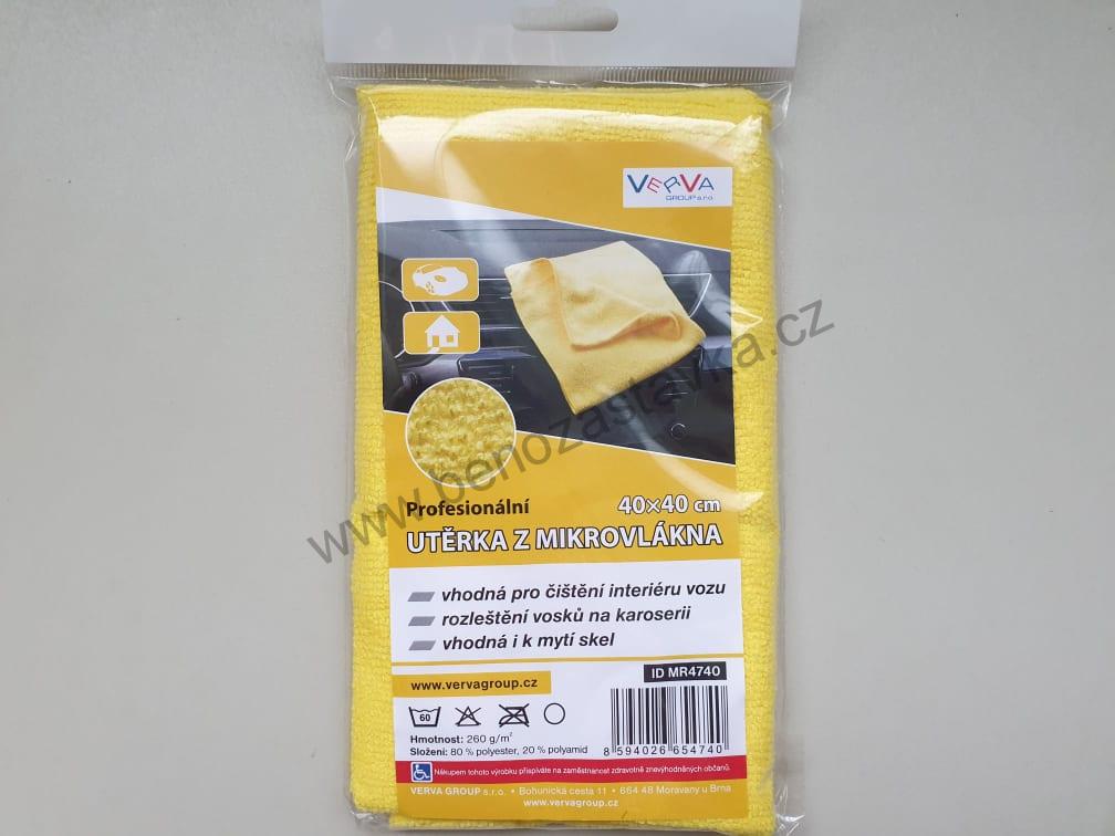 Utěrka z mikrovlákna - 40 cm x 40 cm