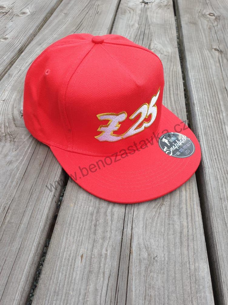 Kšiltovka, čepice červená s logem Z25