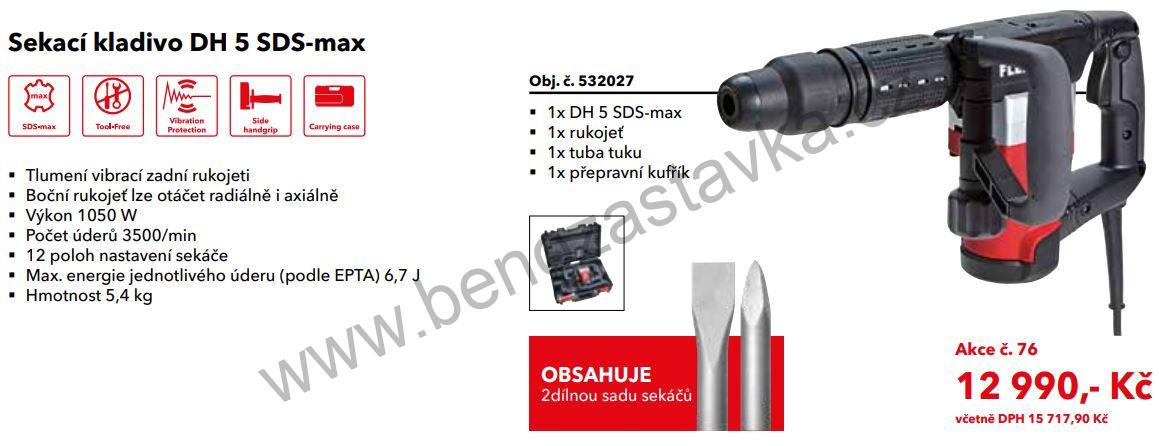 Sekací kladivo DH 5 SDS-max - FLEX