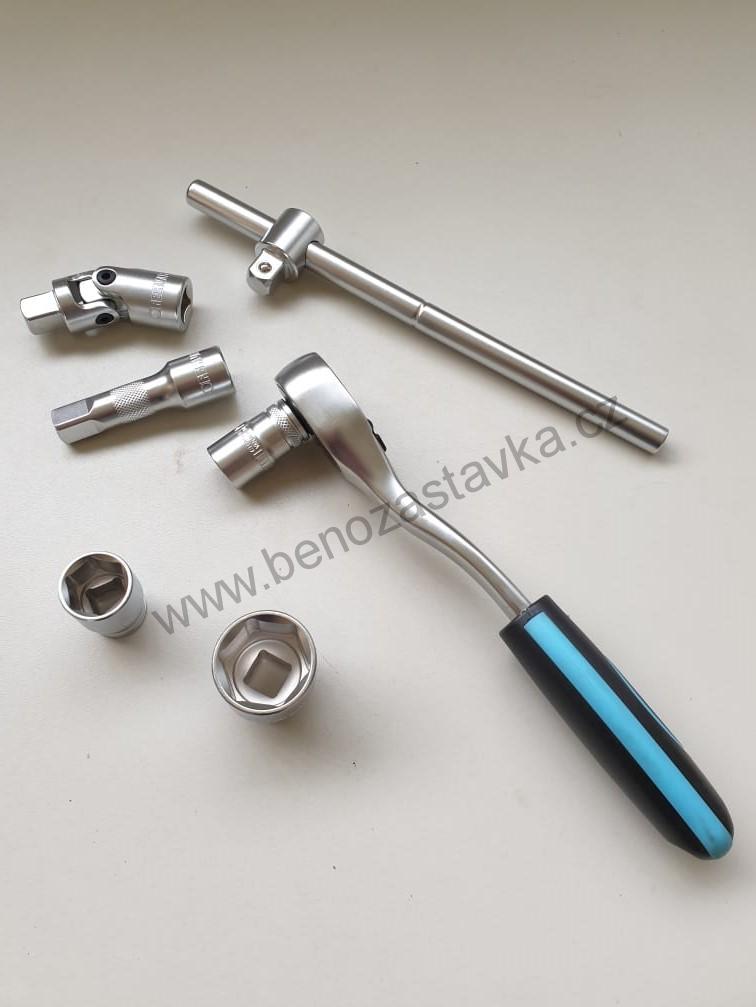 Sada palcových hlavic 1/2", 27ks, 5/16"-1-1/8" - FERVI