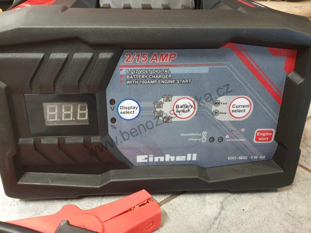 Nabíječka baterií CC-BC 15 M 6/12V - EINHELL