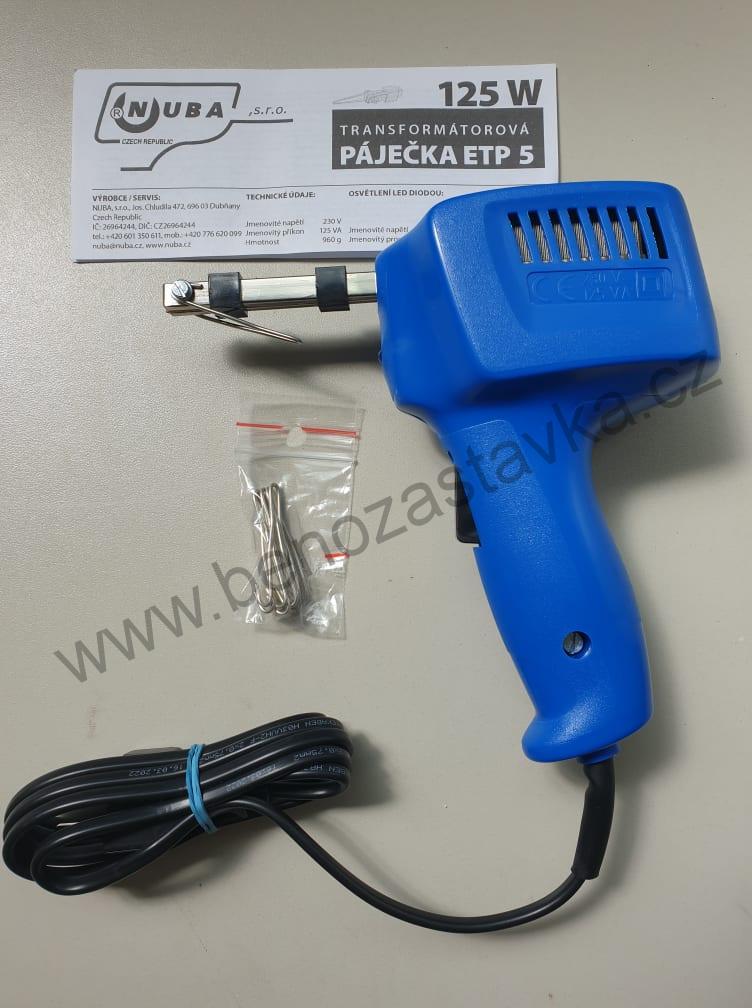 Transformátová páječka ETP 5 125W - CZ