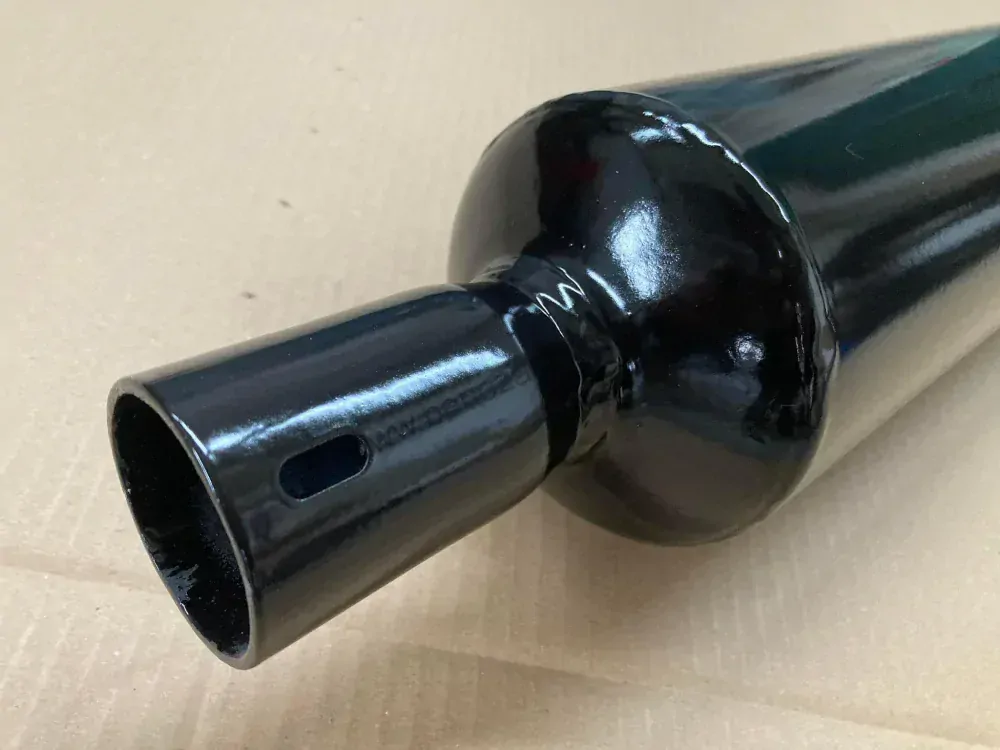 Tlumič výfuku smalt CZ /121 cm - Zetor 5611 5711 4712 4718 4911
