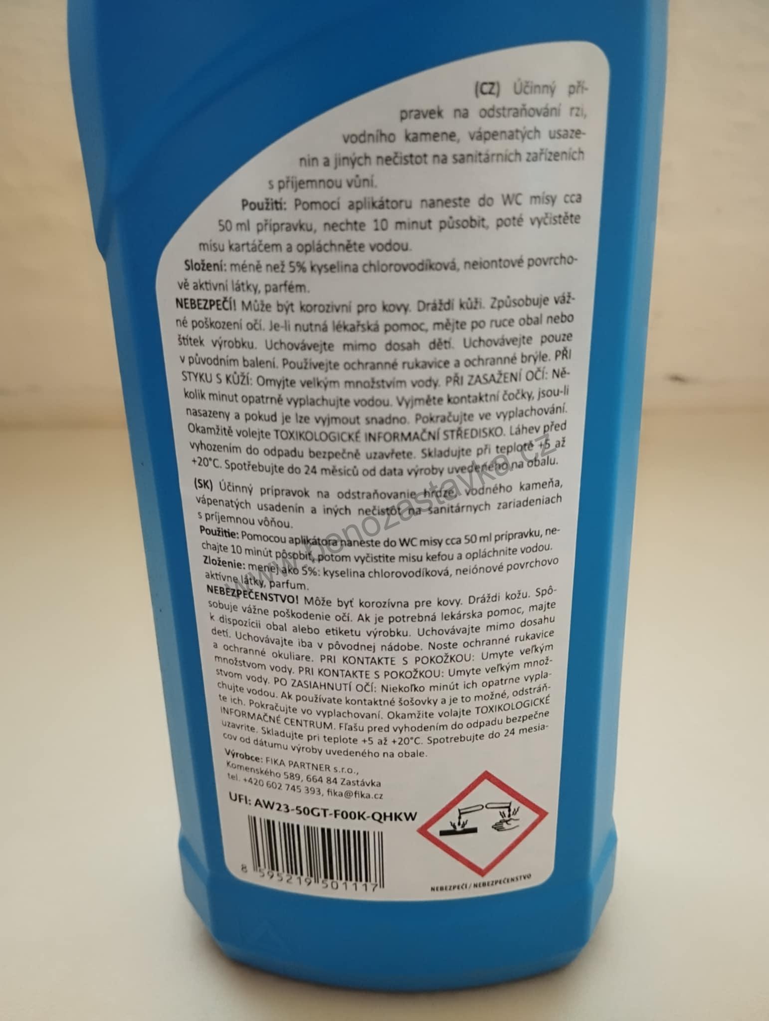 WC čistič Hotel 750ml