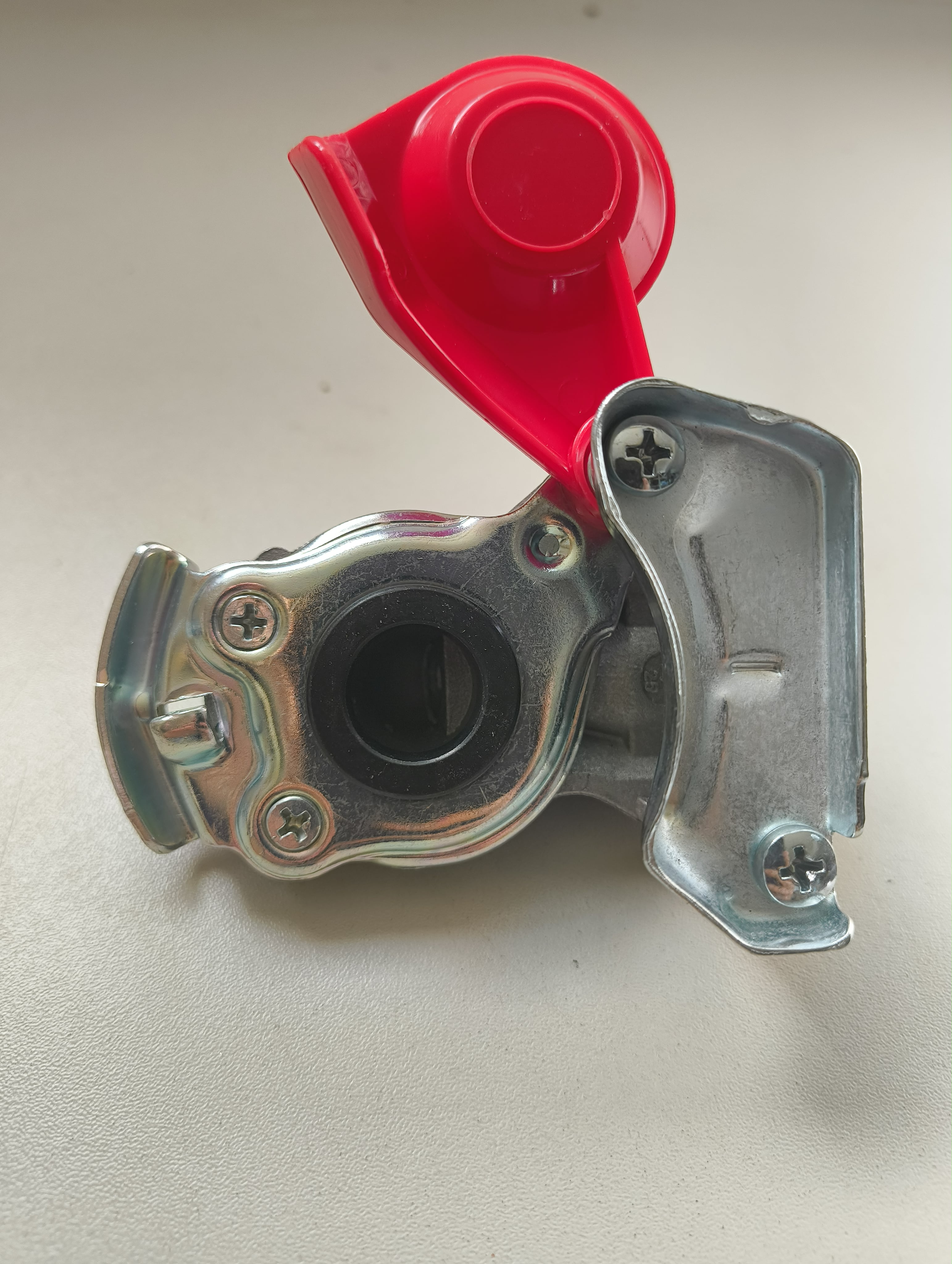 Hlava spojky - tahač, návěs / M22x1,5 červená, zásobování vedení