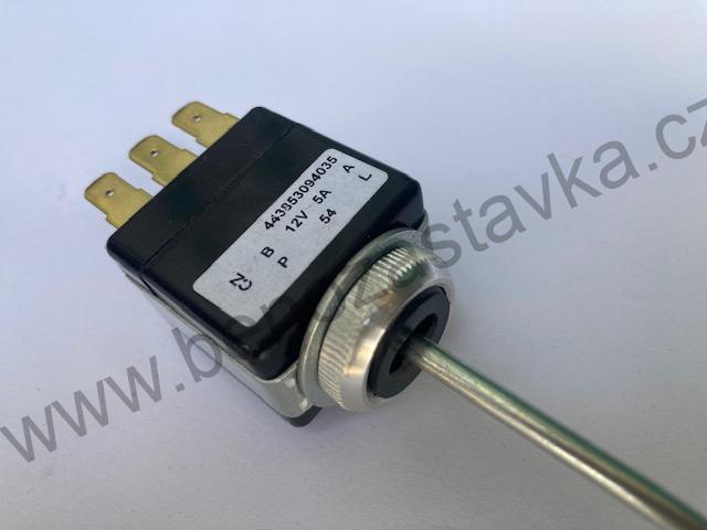 Dlouhý pákový přepínač směrových světel - Zetor