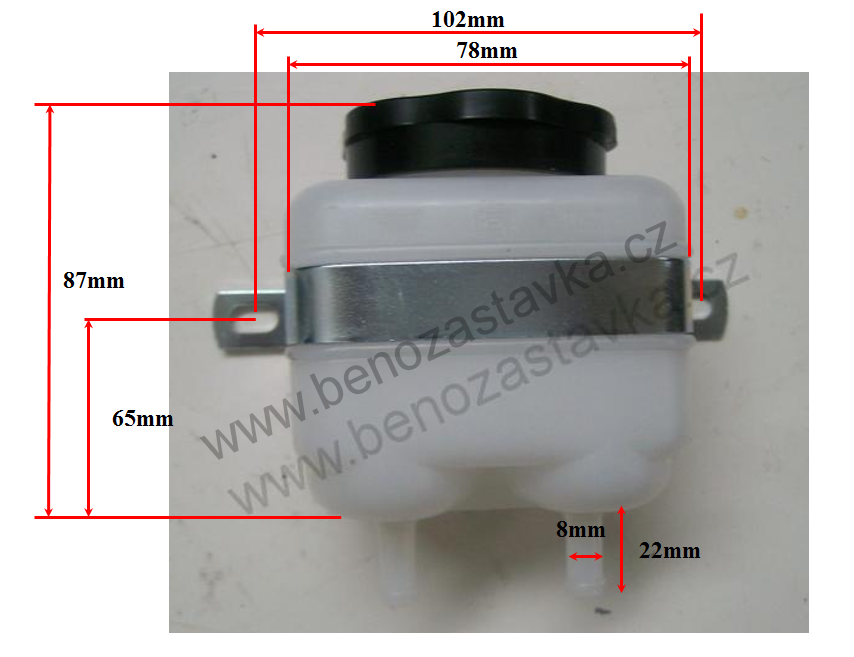 Nádobka brzdové kapaliny, nádržka - Zetor URI