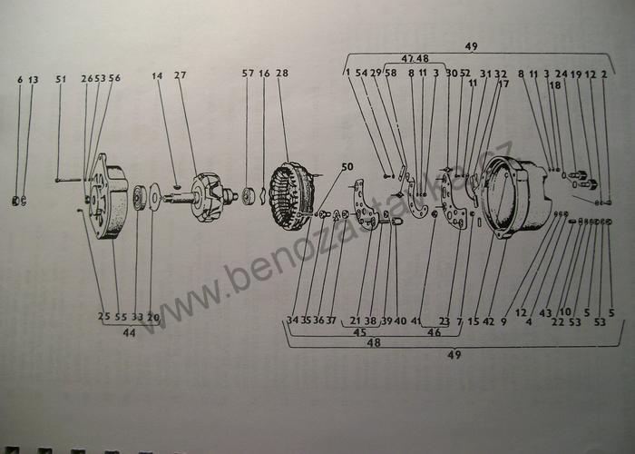 Dioda 1AKY 731 - Zetor