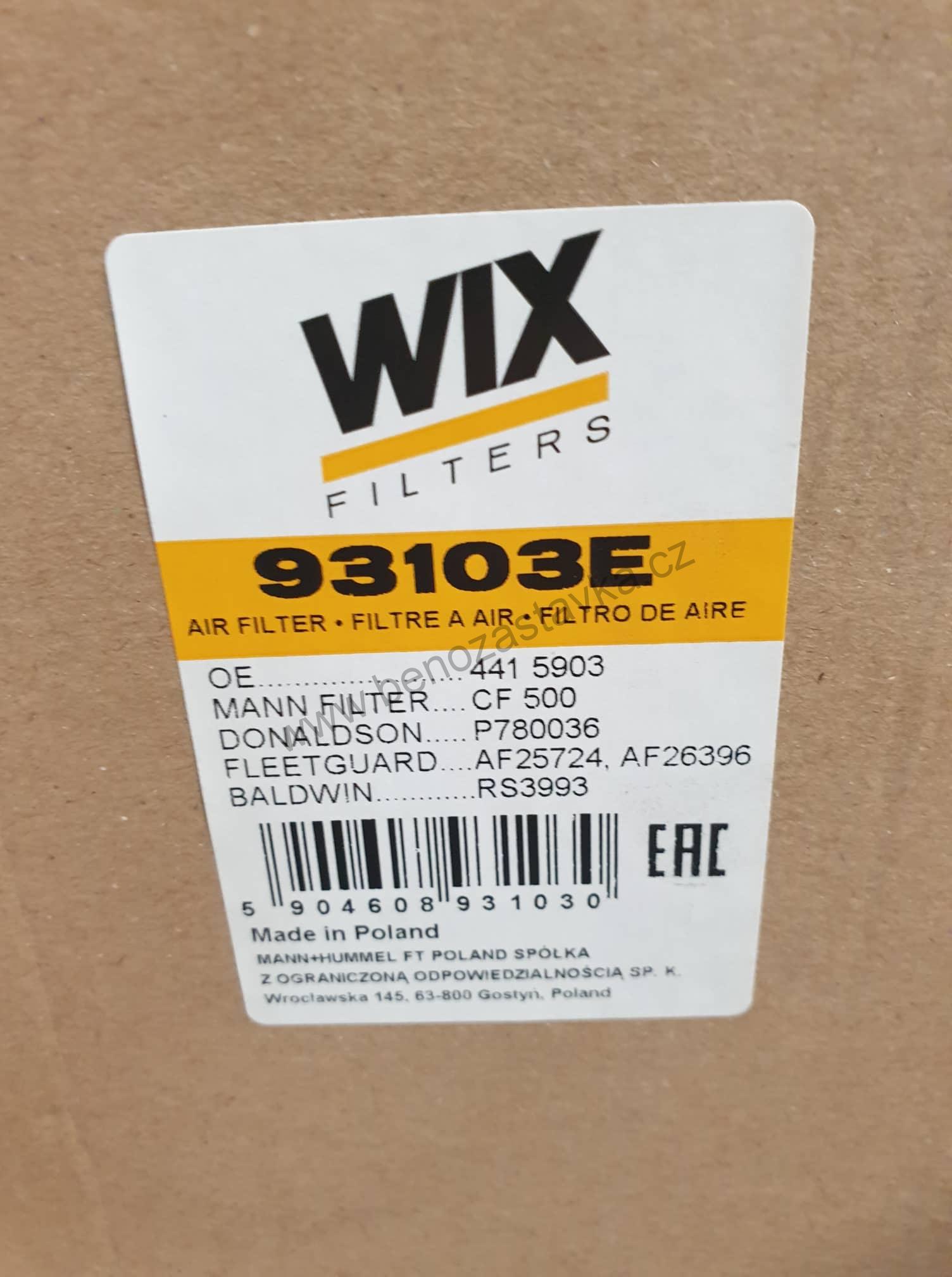 Filtr vzduchu - Zetor  URIII