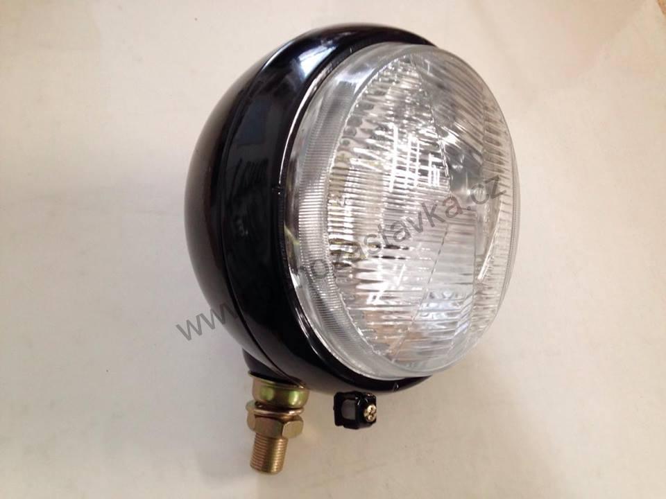 Pravý ORIGINAL světlomet přední kovový, asymetrický - Zetor