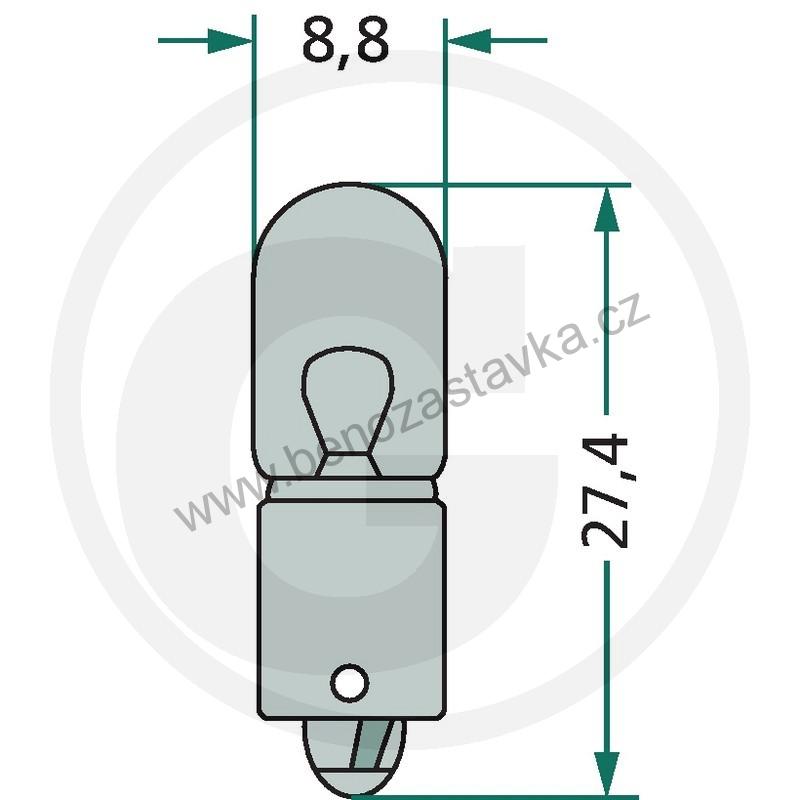 10ks - GRANIT Žárovka 12V/2W