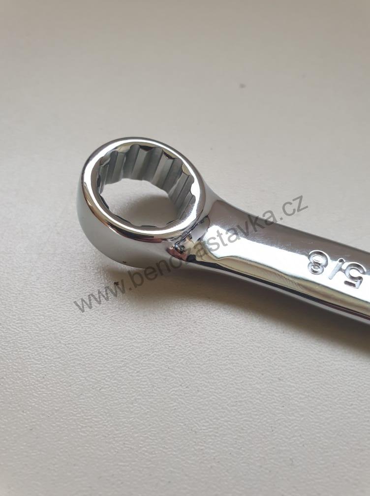 Sada očkoplochých palcových klíčů DIN 3113/leštěné - 1/4"^1" - FERVI