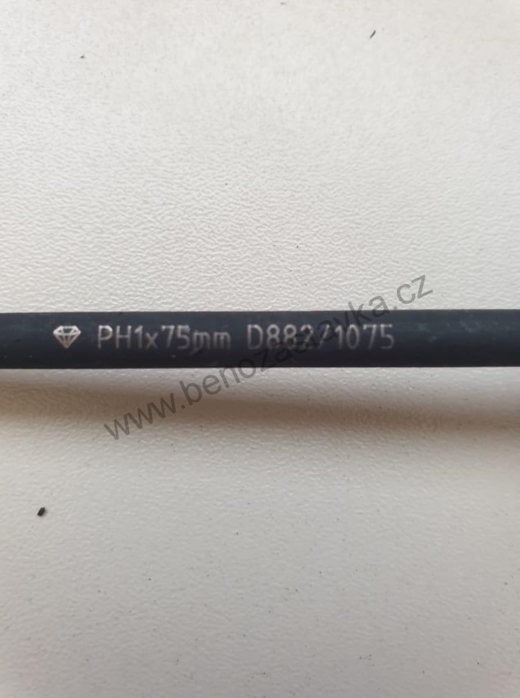 Šroubovák křížový - DIA hrot - PH 1x75 mm - FERVI