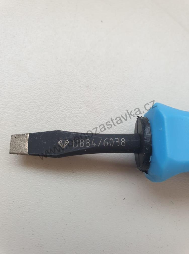 Šroubovák plochý - DIA hrot - 6x38 mm - FERVI