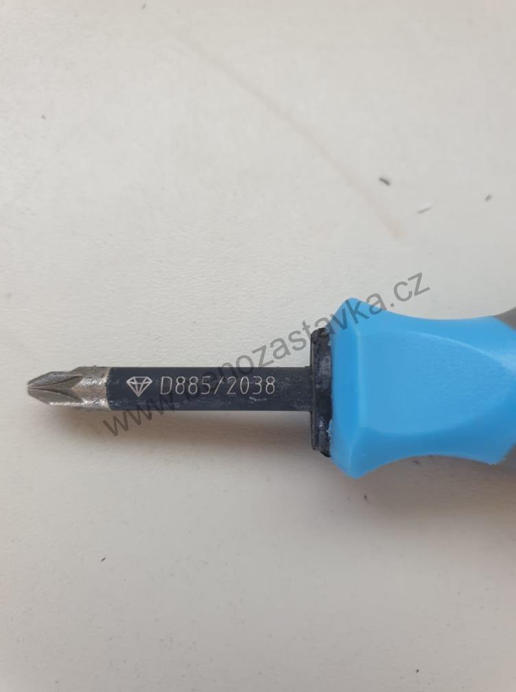 Šroubovák křížový - DIA hrot - PZ 2x38 mm - FERVI