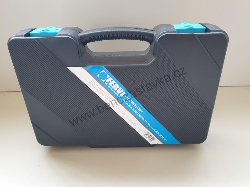 Sada palcových hlavic 1/2", 27ks, 5/16"-1-1/8" - FERVI