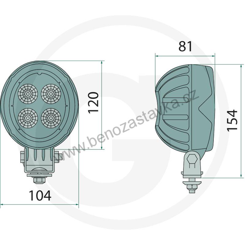 LED pracovní světlo GRANIT