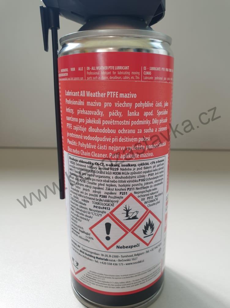 Teflonové mazivo PTFE - Lubricant All Weather