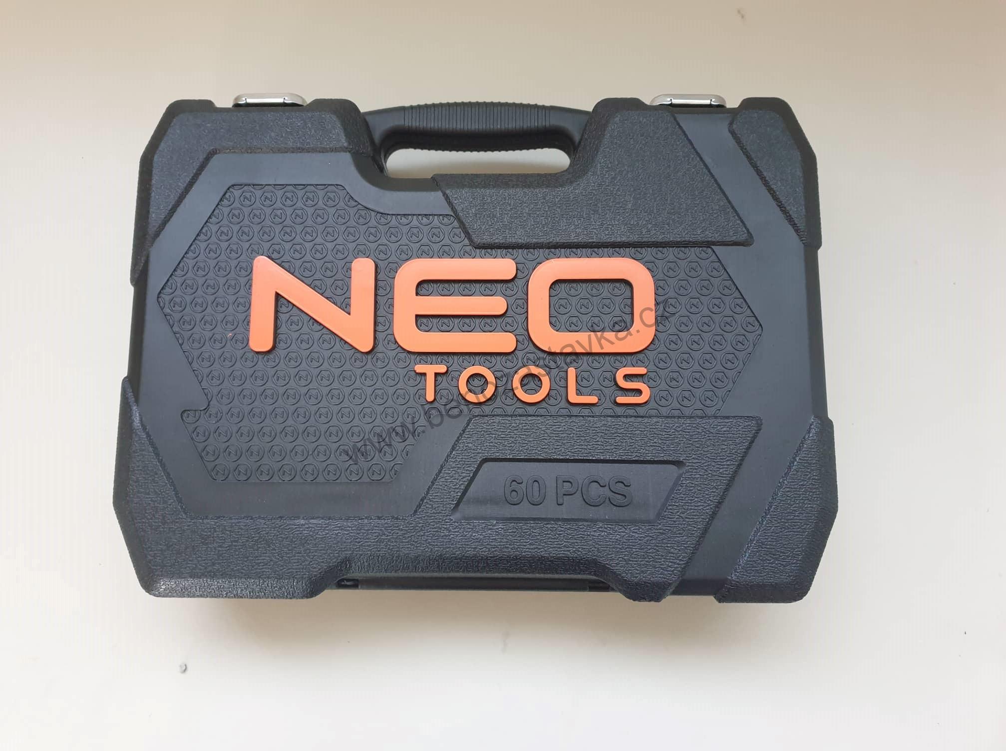 Sada Gola s nářadím 1/4" 60ks NEO TOOLS